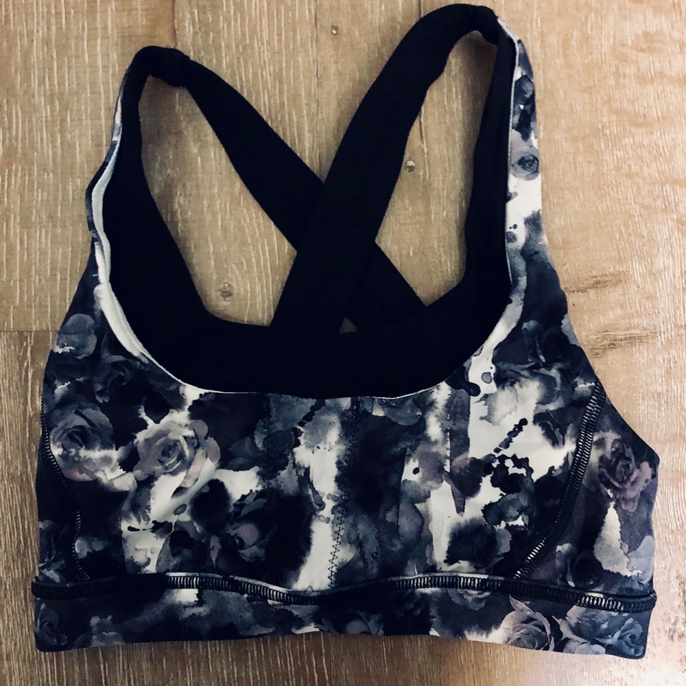 Lululemon floral sports bra